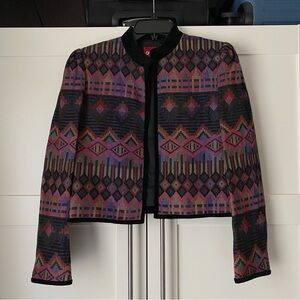 Vintage 80s Structured Cropped Blazer